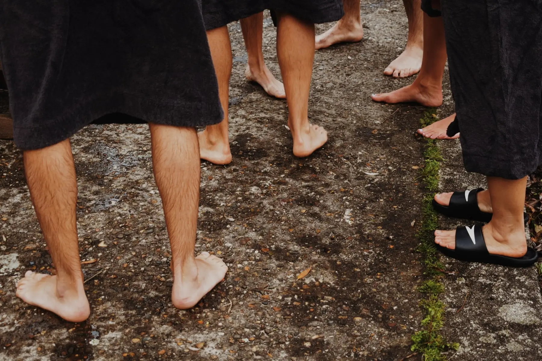 Warm Hearts sauna visitors.