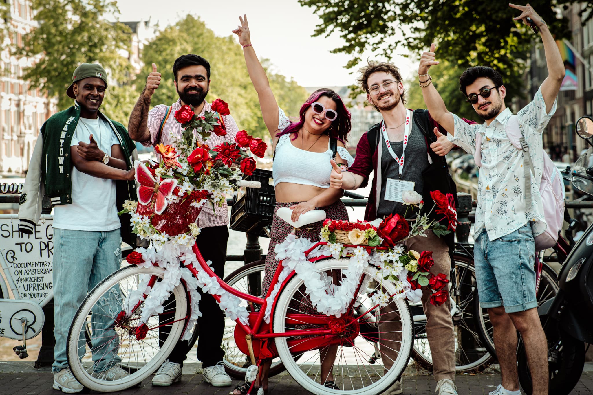 Who Is Amsterdam Tours flower bike