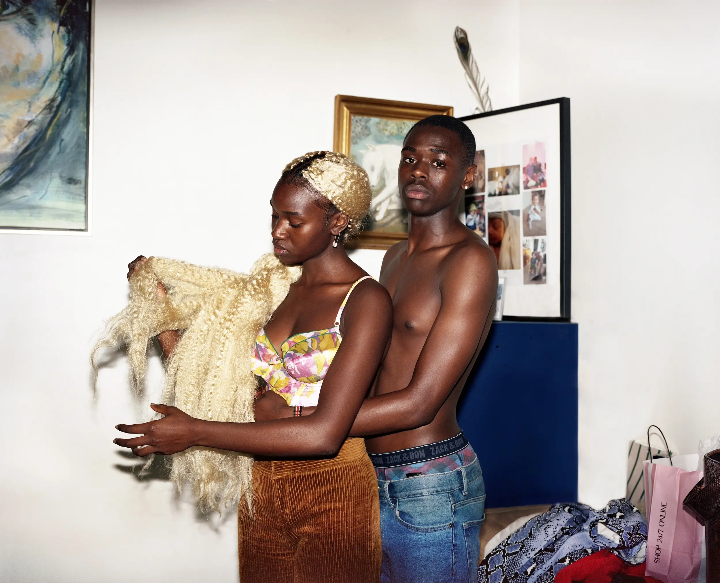 Clive and Tonia in Their Home, 2019