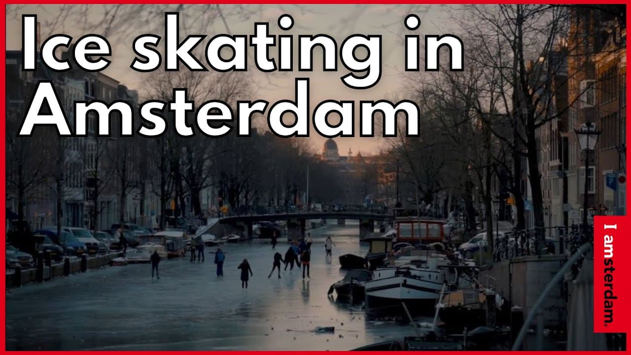 Ice skating on the Canal Ring - Video thumbnail