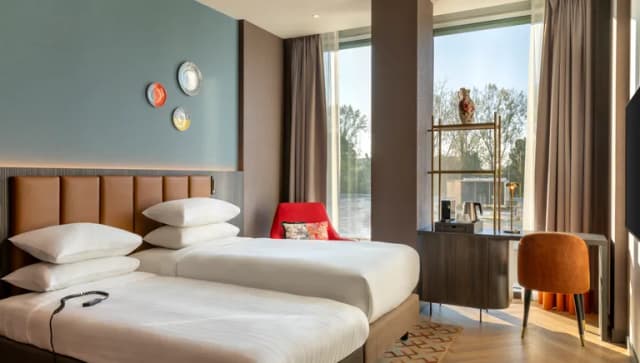 Hotel room at Corendon Amsterdam New-West, a Tribute Portfolio Hotel