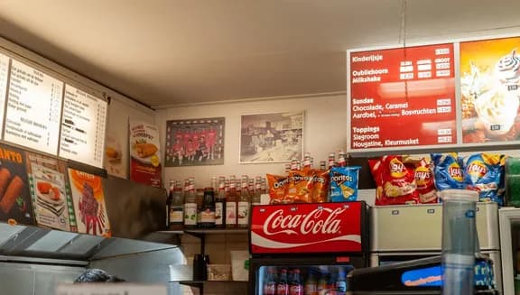 Interior of Snackbar Cafetaria Het Smikkelhoekje