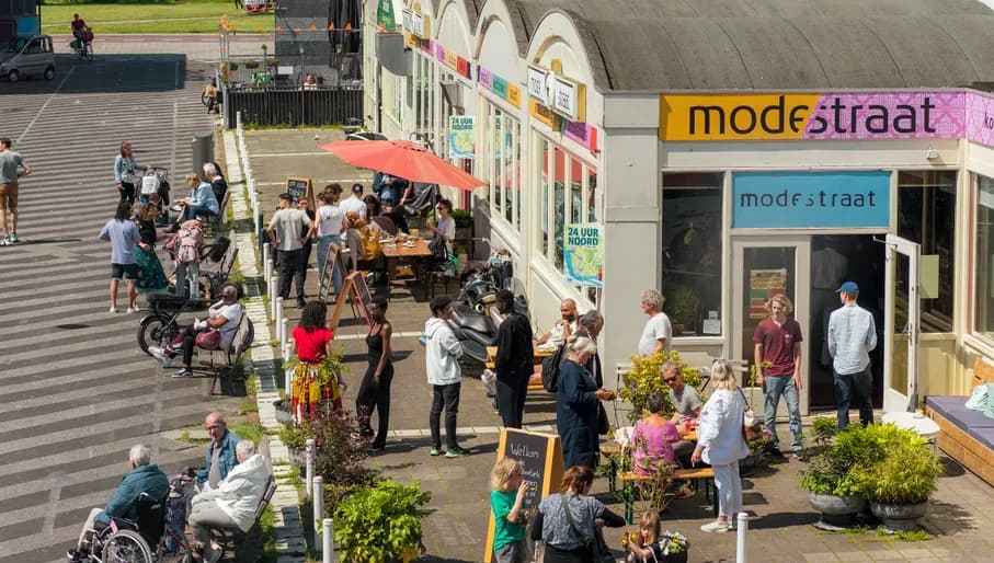 Modestraat Boven 't Y during 24H Noord 2023.