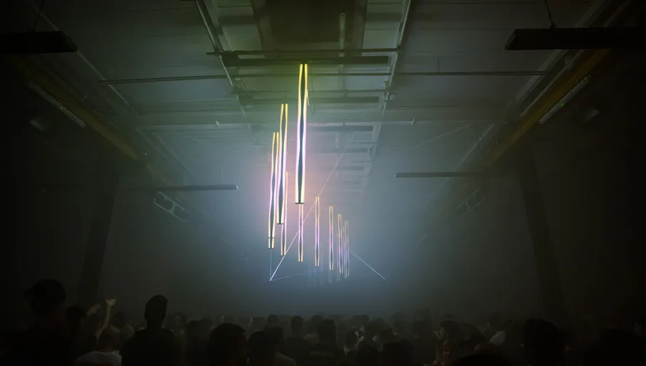 Lofi nightclub light artwork