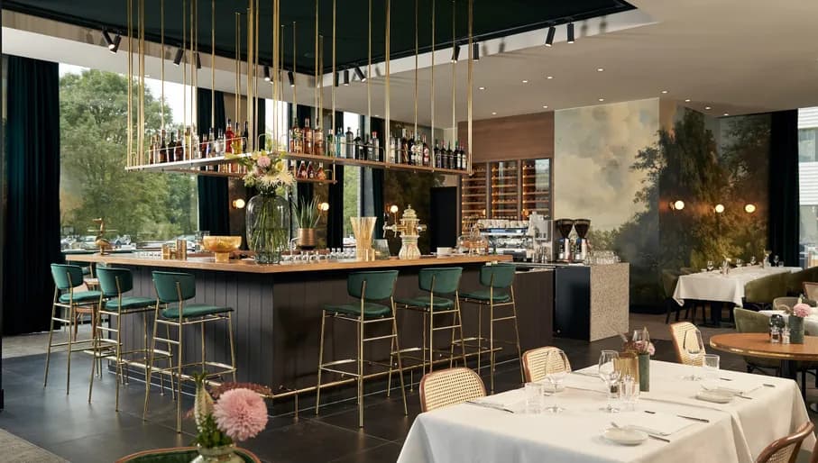 Interior of Restaurant Amstelle at Van der Valk Hotel Amsterdam Amstel