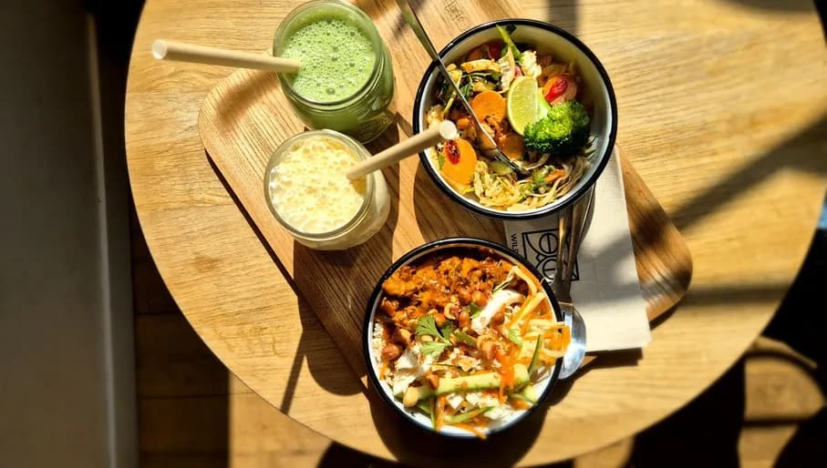 Healthy food at Wild & The Moon