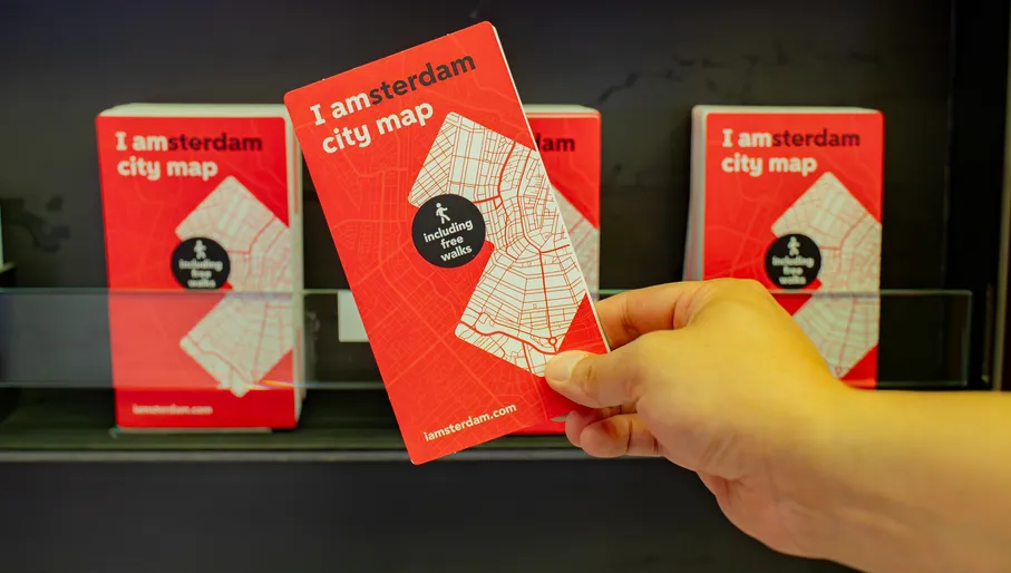 I amsterdam City Map in the I amsterdam Store