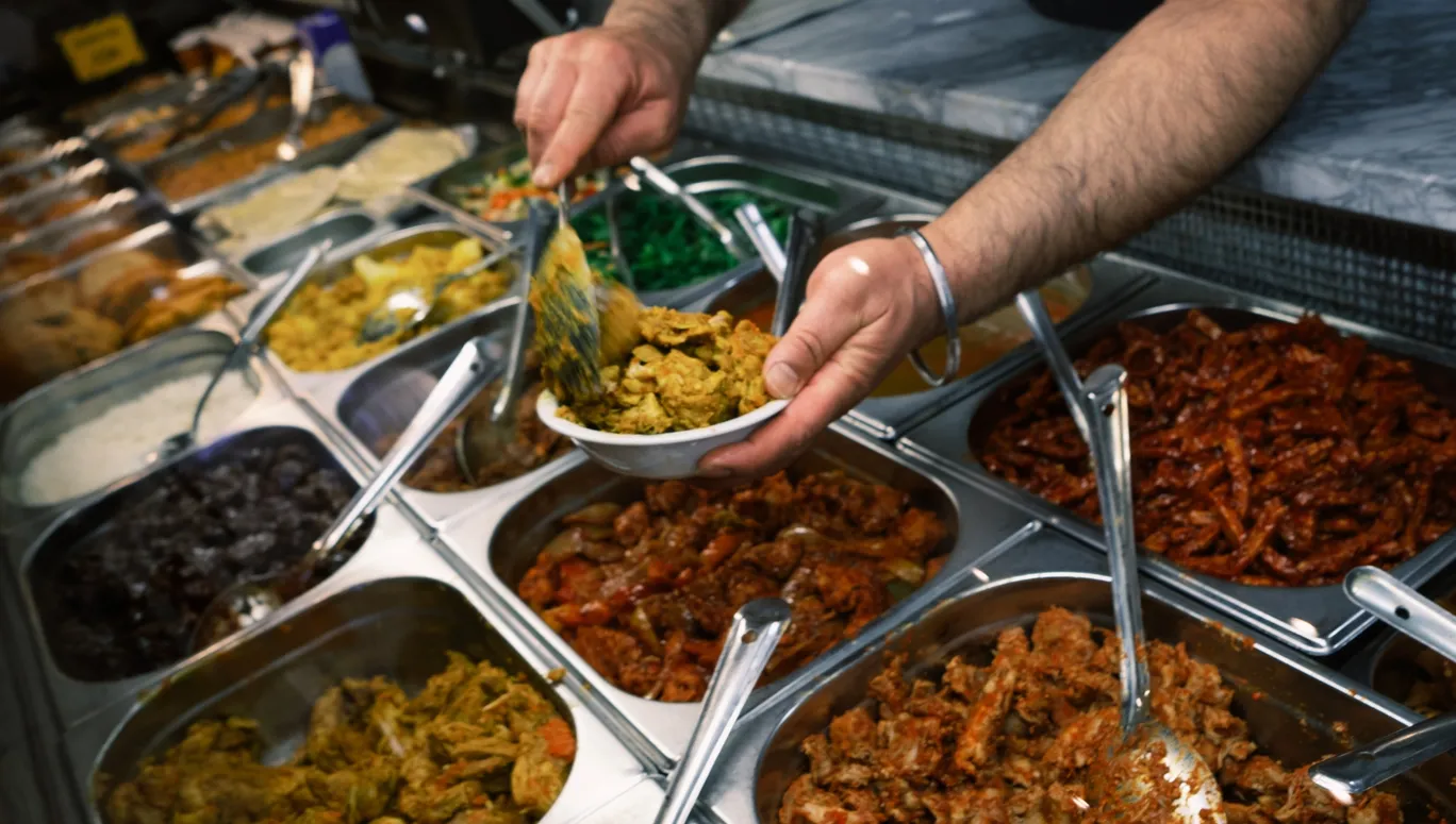 De Hapjeshoek restaurant food display