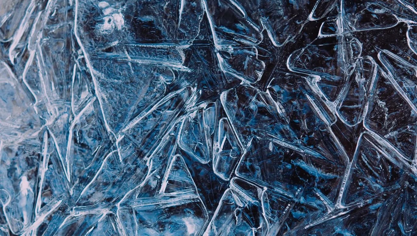 Broken ice on a lake, Unsplash