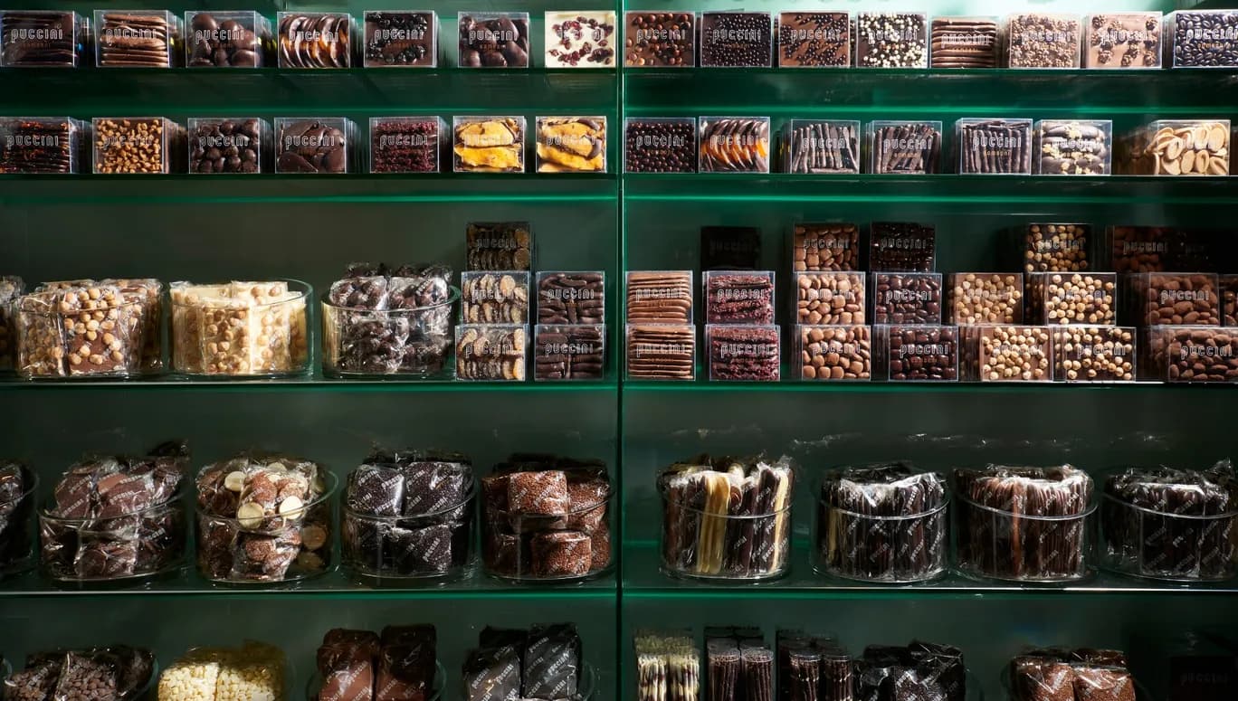 Puccini chocolaterie interior