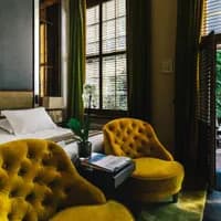 The Dylan hotel bed room interior