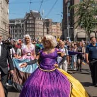 Pride Walk Drag queen.