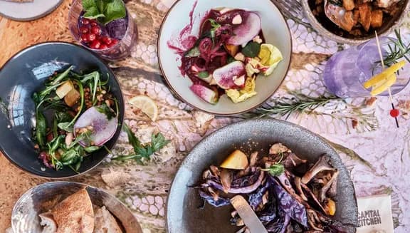 Capital Kitchen food dishes.