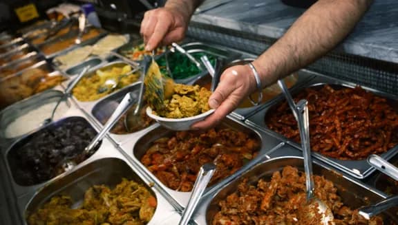 De Hapjeshoek restaurant food display
