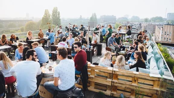 GAPP rooftop terrace with people