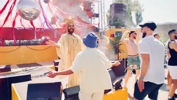 People dancing at Tropikali Festival 2024.