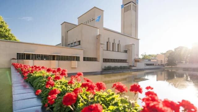 The town hall of Hilversum, desiged by architect Willem Dudok.
