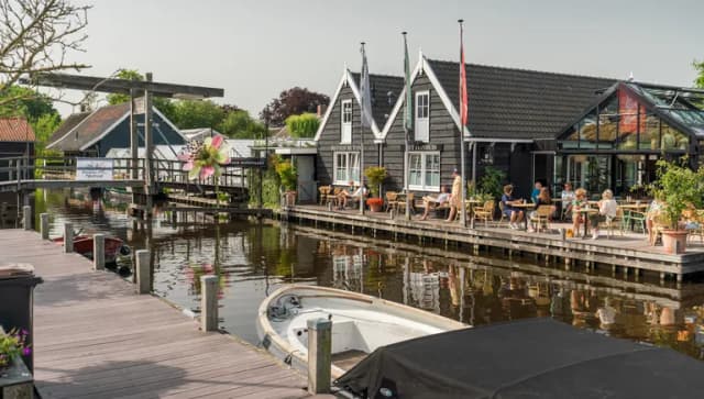 Historical garden of Aalsmeer.