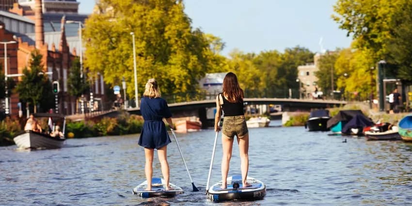 Canal SUP Amsterdam Stand Up Paddleboard Sup Supping