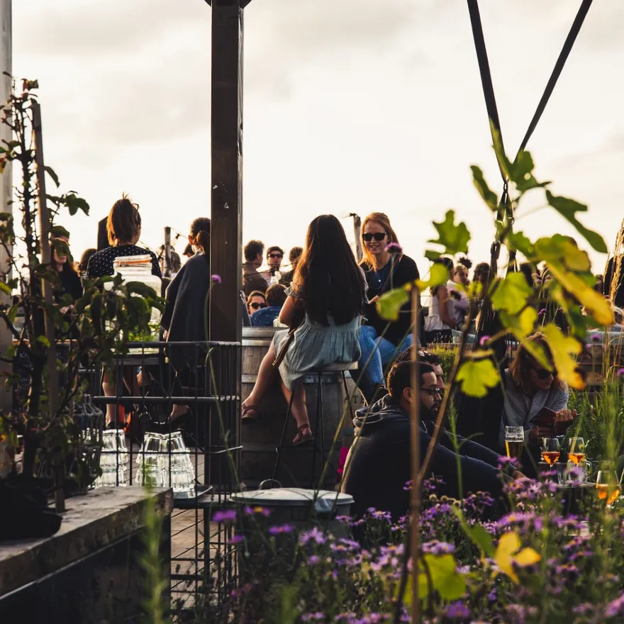 GAPP rooftop terrace with people