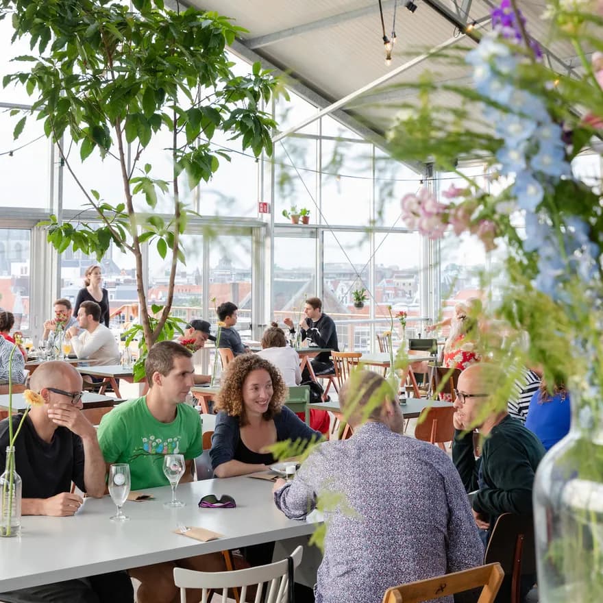 De Dakkas roof terrace restaurant Haarlem