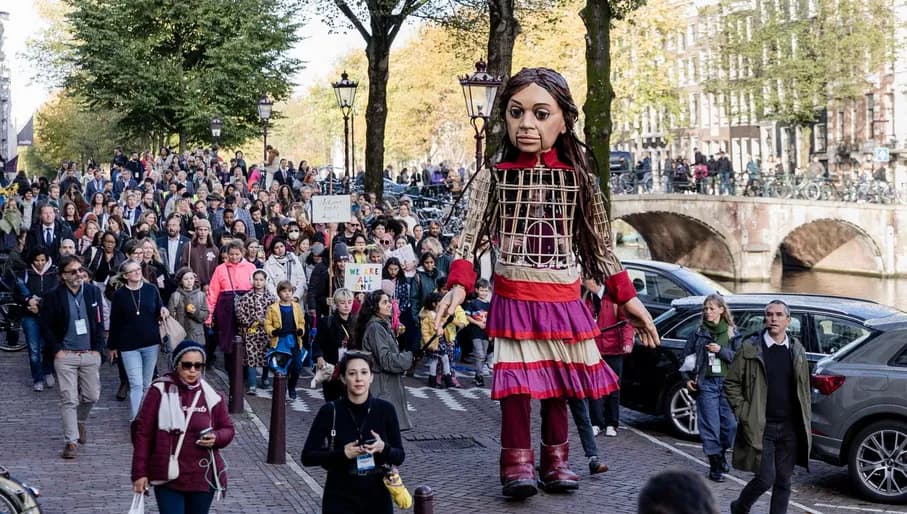 Walk with Amal during Citylab event, in Amsterdam, Netherlands, on October 10, 2022.

Marlene Awaad / Bloomberg Philanthropies