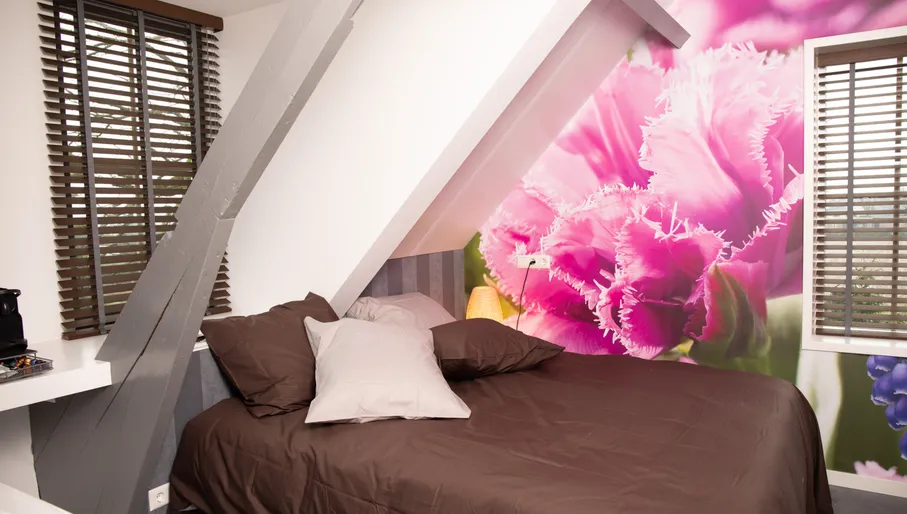 interior of b&b, bed room