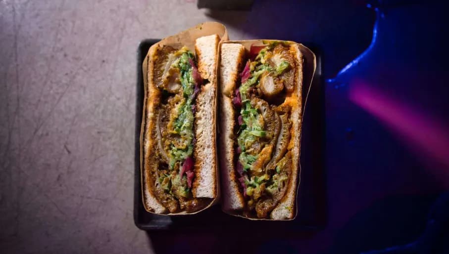 Fried chicken sandwich from InBread