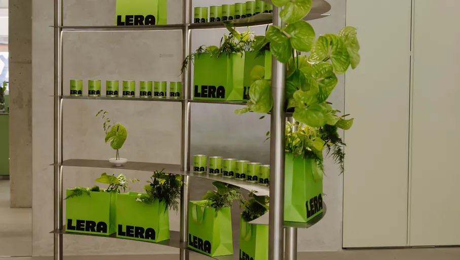 LERA coffee & matcha bar product display