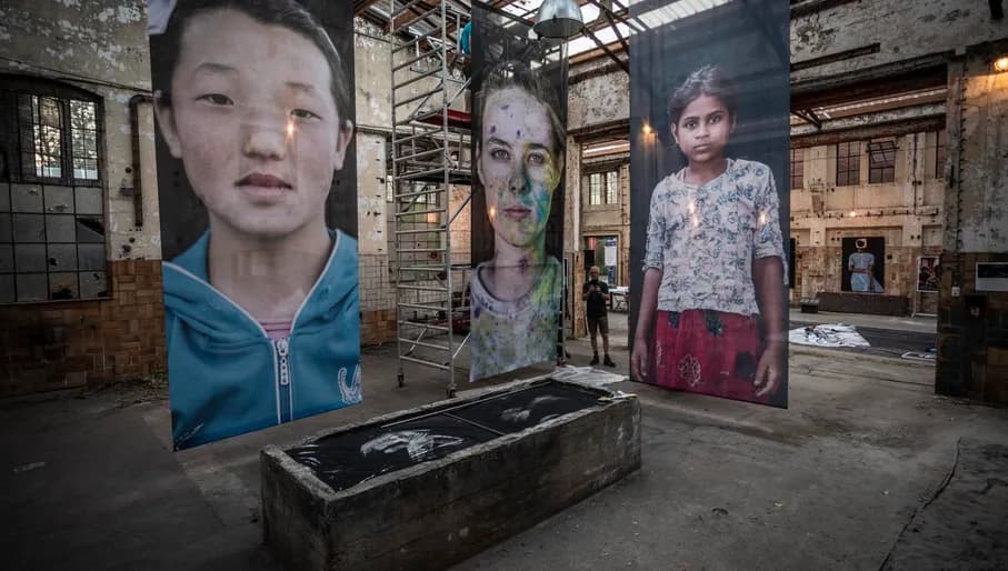 opbouw expo MOH - sterke vrouwen
Museum of Humanity