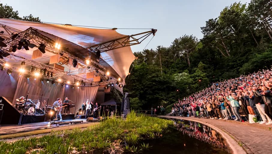 De Dijk concert at Caprera Outdoor Theatre in Bloemendaal