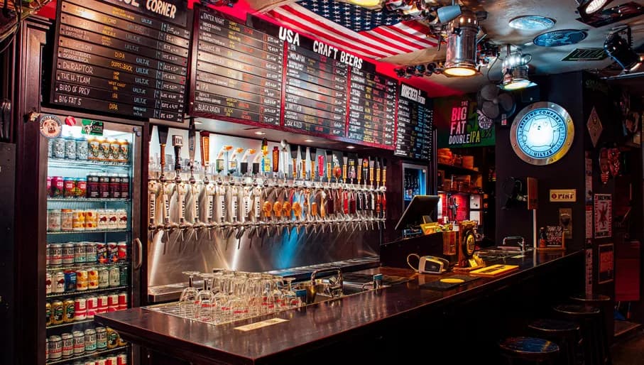 Beer Temple beer café interior