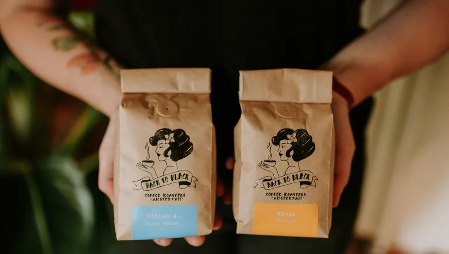 Back to Black café coffee beans