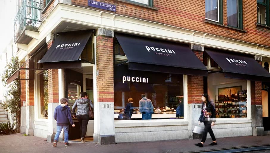 Puccini chocolaterie Singel exterior