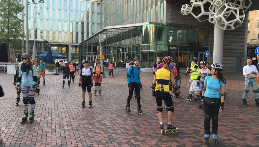 Friday Night Skate people skating