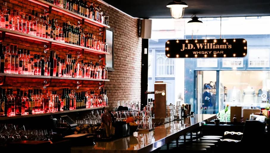 JD William's whisky bar interior