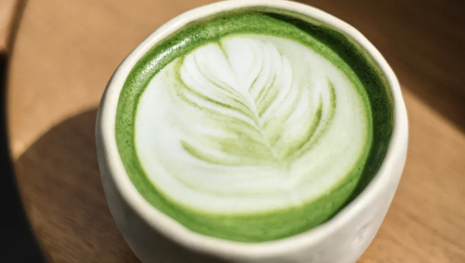 Cloud Gallery cup of matcha