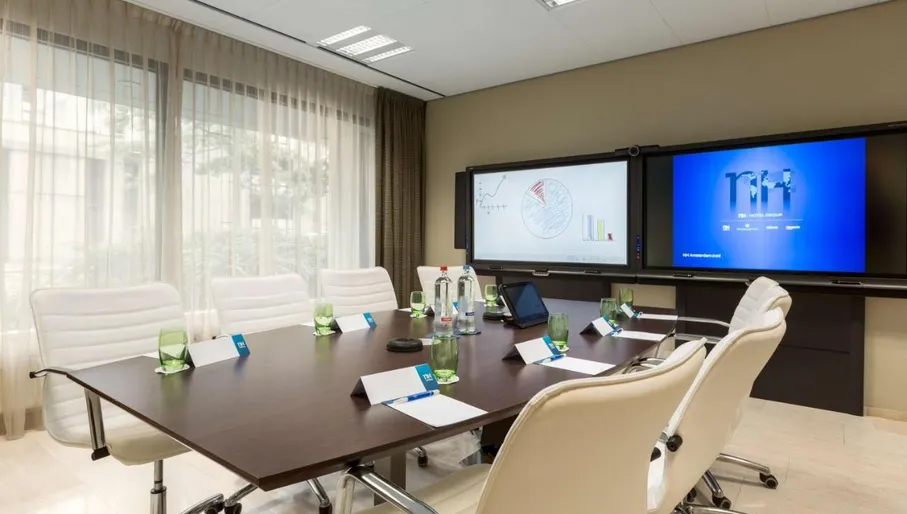 Interior of meeting room at NH Amsterdam Zuid hotel.