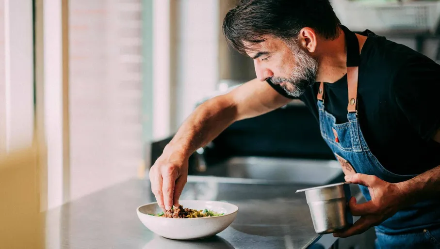 Soil Vegan Café kitchen and chef