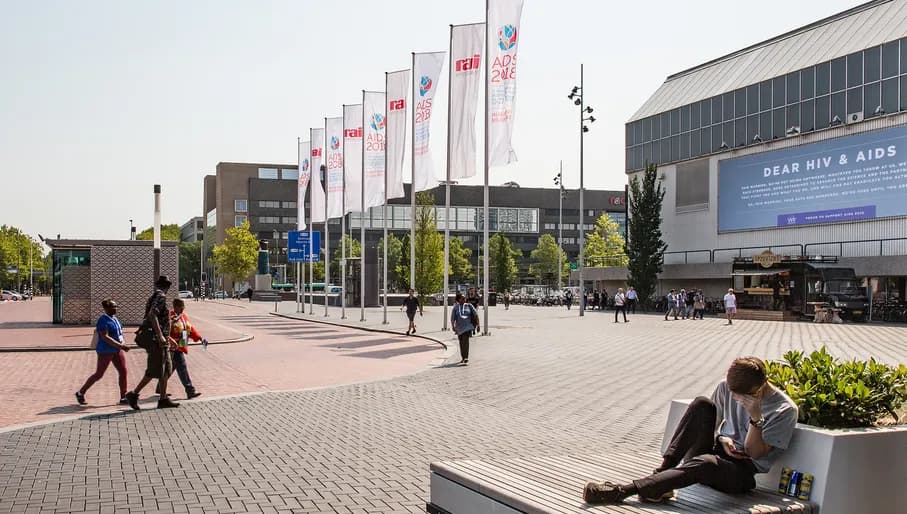 AIDS congres in Amsterdam 2018