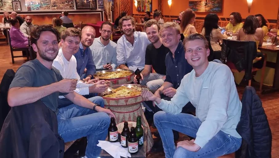 Semai East-African restaurant interior, Ethiopian and Eritrean food