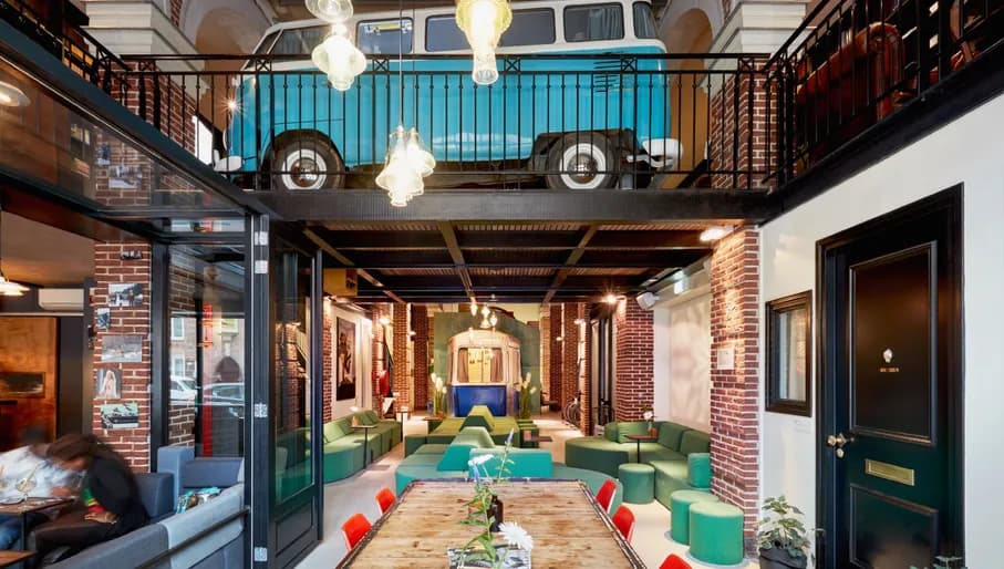 Hotel Not Hotel interior lobby