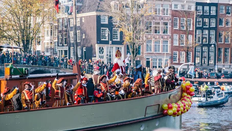 Sinterklaas arrival