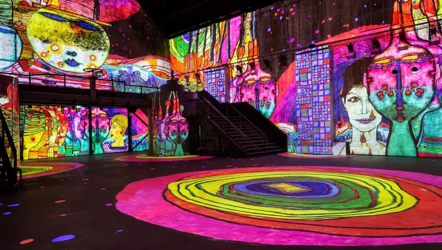 Hundertwasser, 'in de voetsporen van de Wiener Secession'.