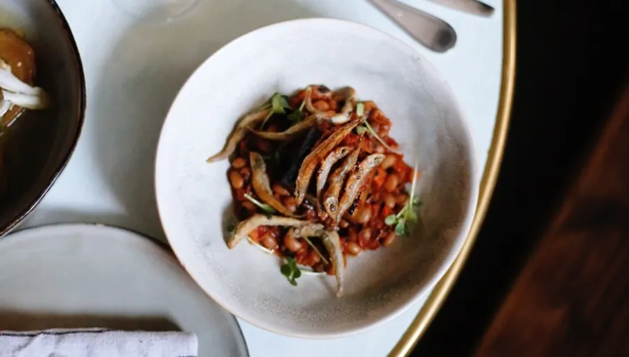 Dishes at Compartir wine bar