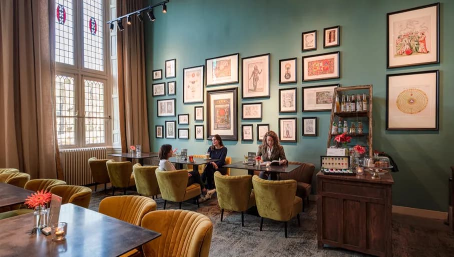 Embassy of the Free Mind café interior