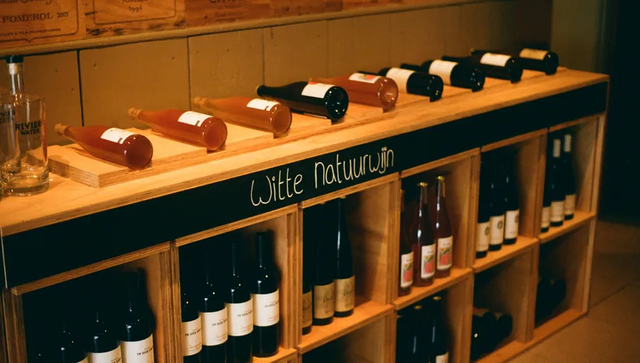 Arrebol wineshop interior and product display