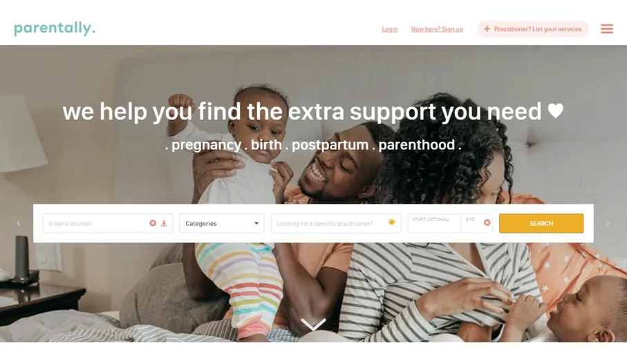 Parentally.nl screenshot