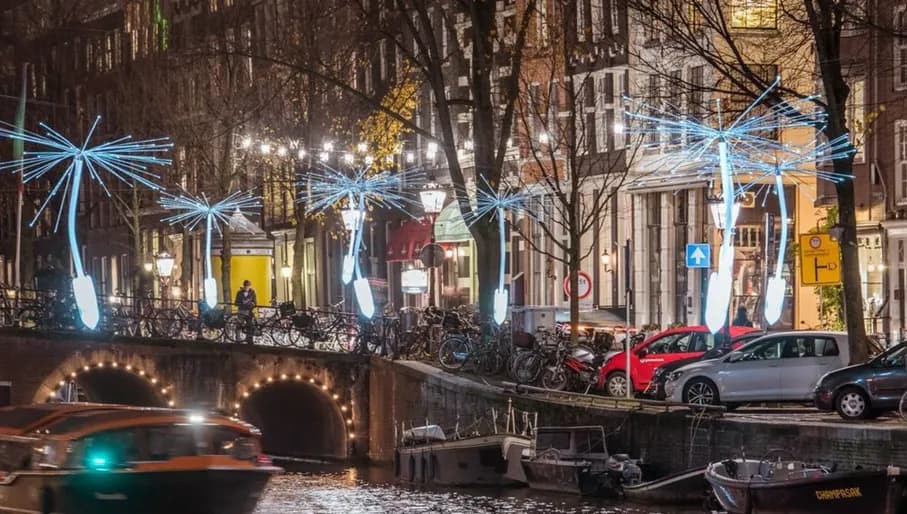 Amsterdam Light Festival LIGHT A WISH artwork