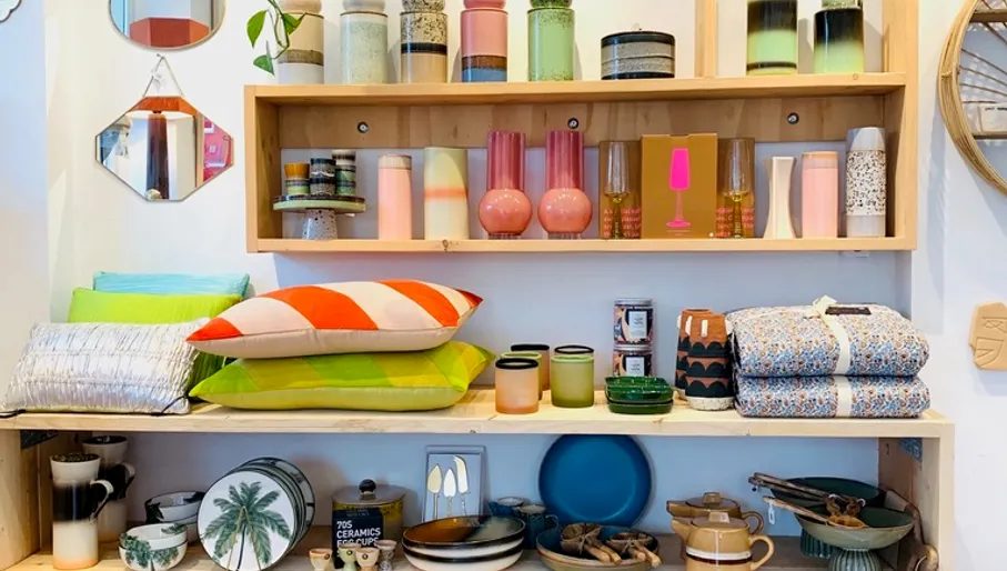 Store A Lovely Day interior, products on display